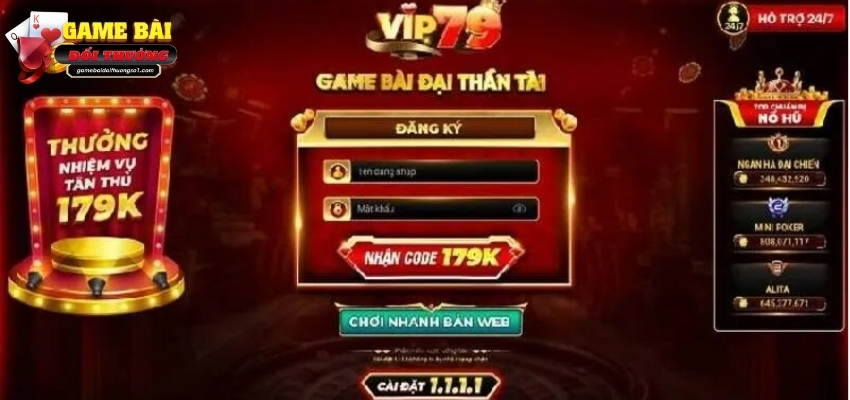 VIP79 chưa bao giờ khiến người chơi thất vọng