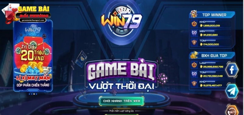 Win79 nổi bật với sự đa dạng trong các trò chơi