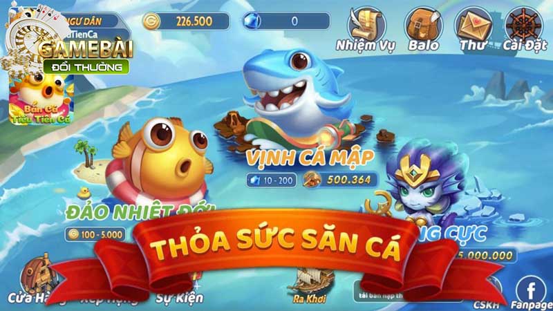 Bắn Cá Tiểu Tiên Cá Game Đổi Thưởng Huyền Ảo