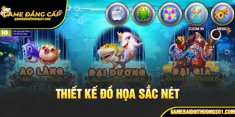 Thiết kế đồ họa sắc nét, trải nghiệm chân thực